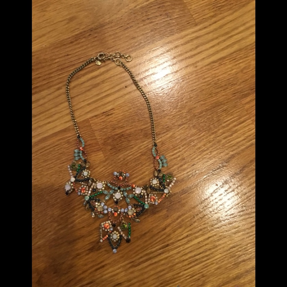 J Crew Multi colored necklace